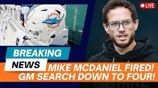 Dolphins Fire McDaniel and are closing in on a new GM! | Real Talk Fins Talk