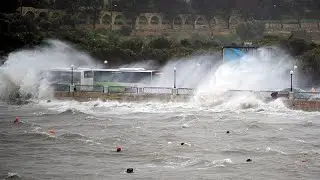 Temp&ecirc;te Harry frappe Malte: vents violents et vagues hautes