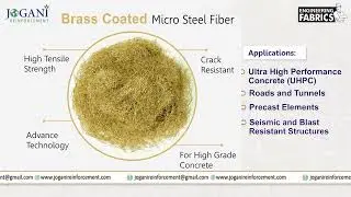 JOGANI Brass Coated Micro Steel Fiber Now Available in Amazon