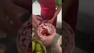 The famous street food mango in Cebu located in Paseo Arcenas