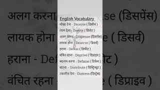 Learn 9  new English Vocabulary  #englishvocabulary  #anilkumar