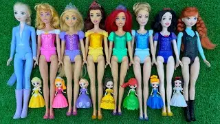 Cute Miniatures Disney Princess Frozen ELSA & Tinkerbell! #elsa #Nezha #shorts #satisfying #unboxing