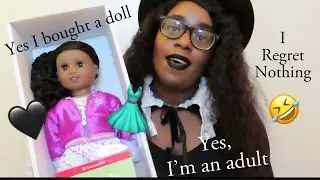 American Girl, but make her Goth!??!! - My New AG Doll Unboxing l LauraJemm