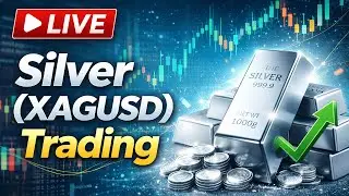 Live Silver (XAGUSD) Trading & Technical Analysis - My Trading Strategy