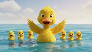 Five Little Ducks Under the Sea Song for Kids | Fun Ocean Counting Song, Popular Nursery Rhyme