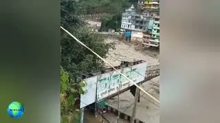 Flash Flooding hits,  Bangabagad area Darchula district Nepal. September 11