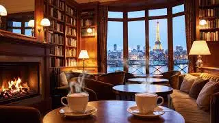 Relaxing Winter Jazz ⛄ Cozy Coffee Shop Ambience & Smooth Jazz Instrumental Music
