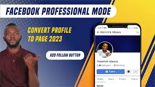 Turn professional mode on or off for your Facebook profile  I Jifunze kubadili faceook kuwa Page