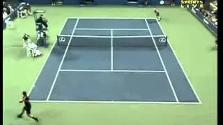 Roger Federer vs Paul Capdeville -- US Open 2007 (Part 1/2)