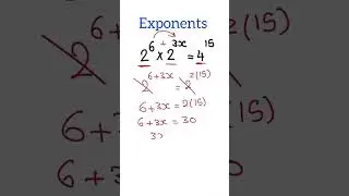 Exponents #math #sat #act #est #american_diploma #khnowledge #easymaths #tricks