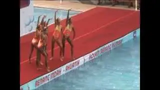 Synchronized swimming Team TR JAKARTA PON 2012