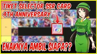 Tiket Selector Kartu SSR Spesial Anniversary Ke-4 | Ambil Siapa Ya?? | ✩Uma Musume Indonesia✩