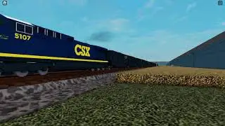 CSX Coal Train with 5107
