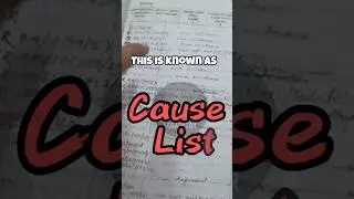 Cause list of court #law #viral #advocate #causelist #nextdate#order #case #judge #court #fact
