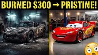Burned Lightning McQueen Restored $300→Pristine! ASMR Restoration