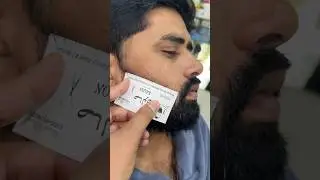 Hair Removal Wax Tutorial On Face #youtube #beard #adi #barber #remove