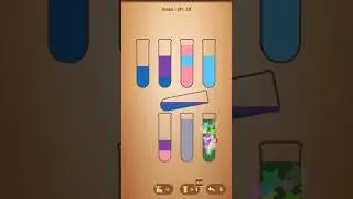 BRAINBOOM - Water Sort Puzzle - LEVEL 10 #shorts #brainboom
