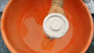 NEW🥳Soft Cement Grains Water Crumbling🤤Oddly Satisfying Video😍