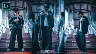 Lightroom mobile photo editing tutorial || Dark Blue+Aqua Tone || Sp Editor