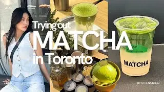 Trying ONLY MATCHA for a day in TORONTO 🍵⊹| cafe hopping, overrated/underrated? For my matcha lovers