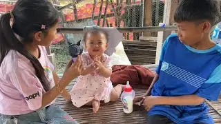 มีมี่มาอยู่บ้านพ่อแล้วพาลูกสาวไปงานวันเกิดลูกเพื่อนของพ่อมีมี่