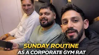 My Sunday Routine as a Corporate Gym Rat | Real Life Vlog❤️&zwj;🔥