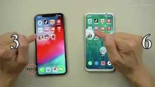 iPhone XS max vs MEIZU 16 speed test