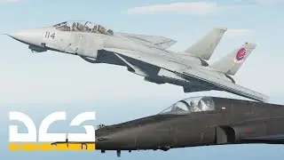 DCS | TOP GUN DOGFIGHT | F-14 v MiG-28 | Multiplayer