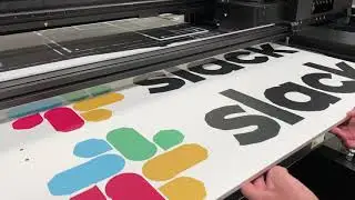 3D Printed Logo Wall Sign Office Graphic