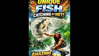 Best Net Fishing Video - Traditional Catching Fish in The River , traditional net fishing video,