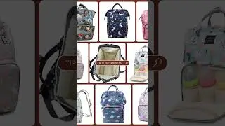 Tip 'n' Top Premium Baby Diaper Bag with Insulated Bottle Pocket for Mother  (Multicolor) #diaperbag