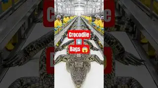 Crocodile to bags😱. full video 👆