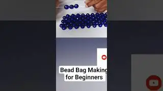 Beaded cute bag tutorial #diy #craft  #beading #stonebeads,  #earrings