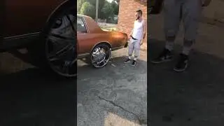 Chevrolet Caprice two door on 28s 🫨🫨 #FamAndMoney #Throwback #automobile #boxchevy #chevys #wheels