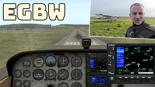 Riding to Wellesbourne Airfield, landing at the Touchdown Cafe