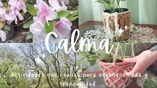 Actividades en casa para encontrar la calma
