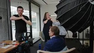 Testimonial and Podcast BTS with Adobe for Jeb Blount and the Sales Gravy Podcast (A7SIII,  Aputure)