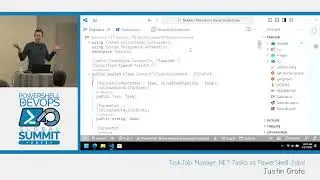 PowerShell Summit 2023: TaskJob: Manage .NET Tasks as PowerShell Jobs! by Justin Grote