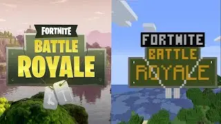 OG Fortnite Trailer Remade in Minecraft
