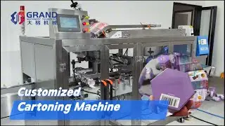 Customized Automatic Cartoning Machine Hexagon box Special shape carton cosmetic perfume packaging
