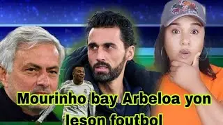 Mourinho bay Arbeloa yon leson foutbol. Barcelone antre nan top 8 la. Tout fas a fas baraj yo.
