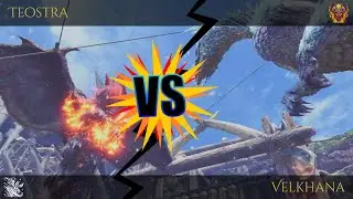 Velkhana VS Teostra (FULL FIGHT) - Iceborne Elder Dragon Tournament