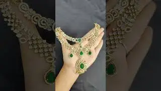 American Diamond jewellery #amazon #flipkart #meesho #jewellery #earings #necklace #fashion #diamond