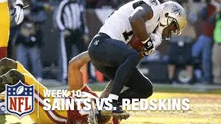 Brandin Cooks Burns the Redskins' Defense for a 60-Yard TD! | Saints vs. Redskins | NFL