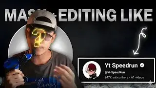 YT Speedrun Editing Tutorial Full Breakdown 🔥