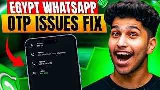 Egypt Virtual WhatsApp New Method 2025 🔥 Virtual Number WhatsApp OTP Problem Solved