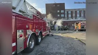 Fire knocked down at Massachusetts hospital