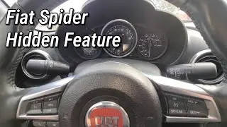 2017 Fiat 124 Spider hidden feature