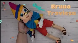 Bruno Travieso Parte 4 Sombrero Zapatos Lazo y Libro #eltallerdeamparo #patronesgratis #manualidades