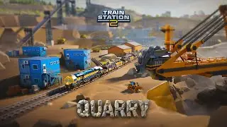 Dig Deep & Move Heavy Cargo ⛏️ Quarry Event Trailer | TrainStation 2